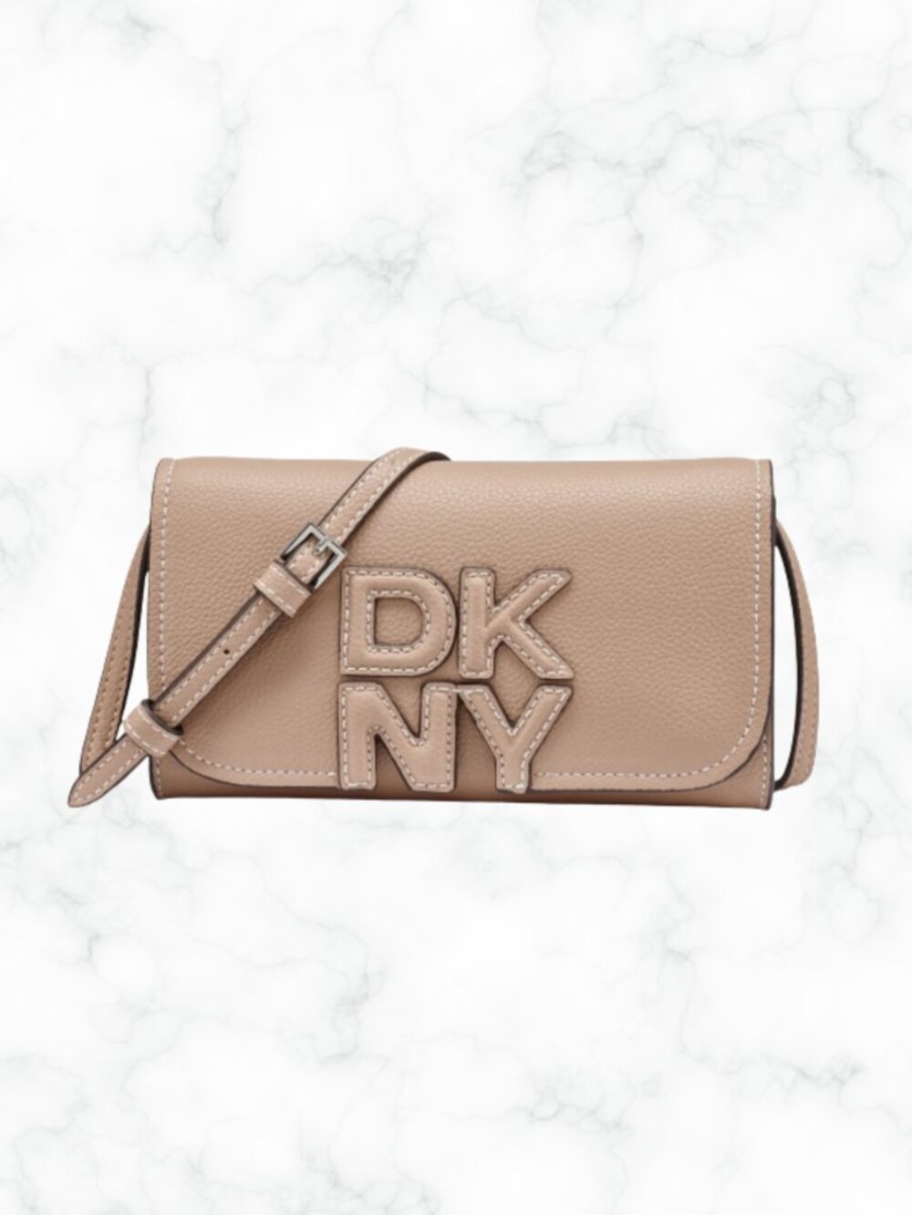 NWOT | DKNY Nicole Crossbody Bag Cappuccino Adjustable Strap